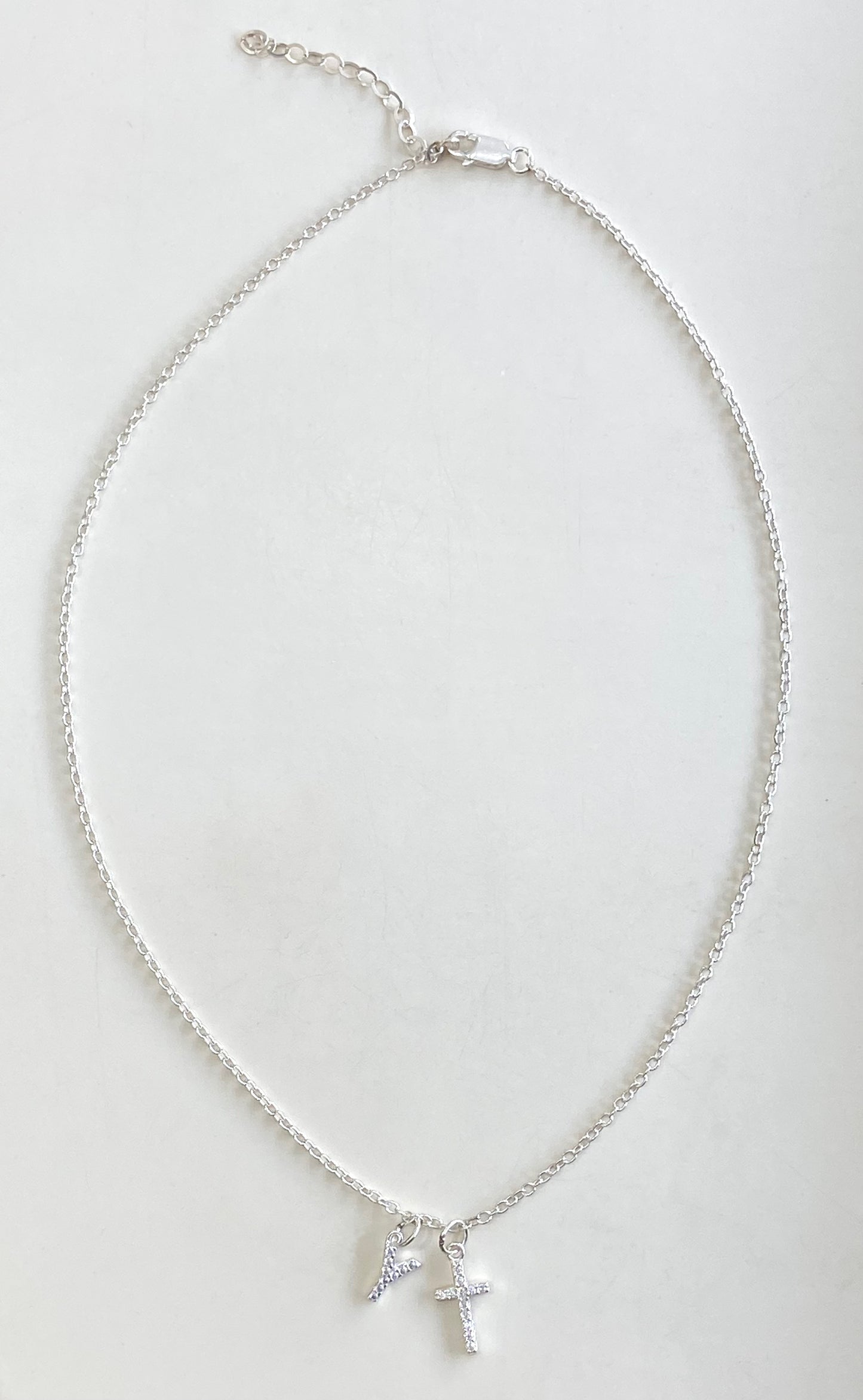 Collar de plata Ley 925 con broche