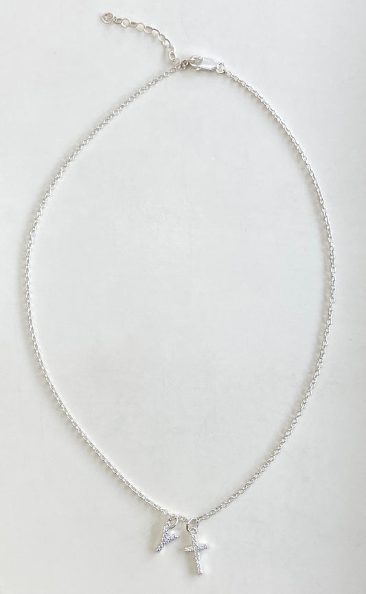 Collar de plata Ley 925 con broche