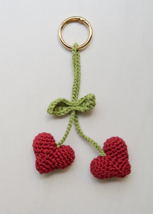 Bag charm Cerezas