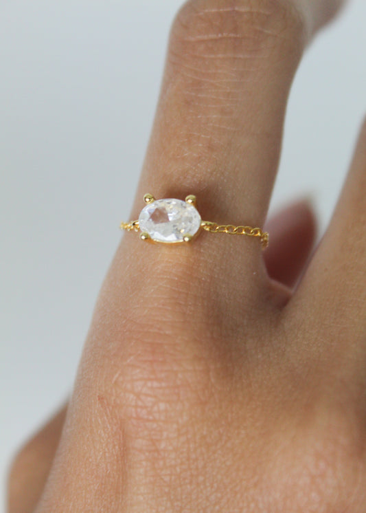 Anillo Chai Dorado