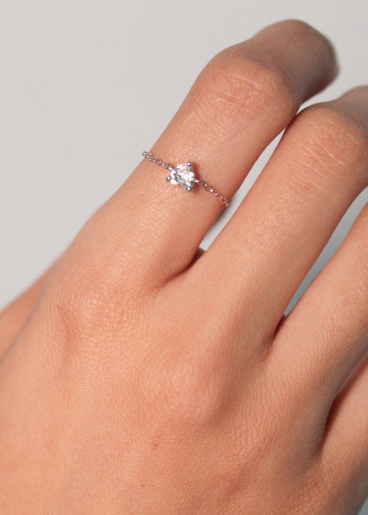 Anillo Chai Plateado